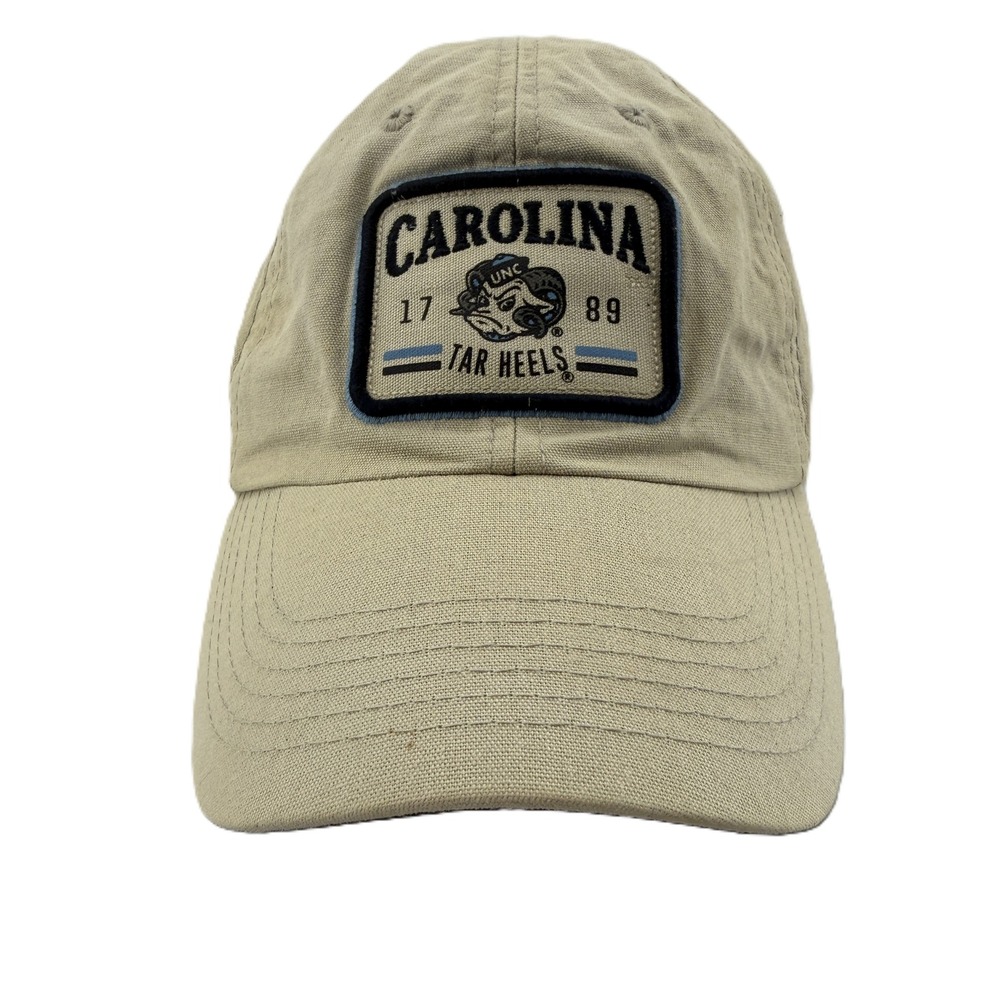Captivating Headwear UNC Tar Heels Hat Mens Tan Strapback Cap North Carolina